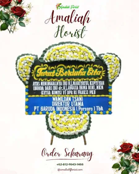 Papan Bunga Duka Karet Tengsin